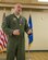 Maj. Jeremiah Parvin gives a speech during his Distinguished Flying Cross with Valor ceremony Jan. 29, 2015, at Moody Air Force Base, Ga. Maj. Gen. H. D. Polumbo Jr., the Ninth Air Force commander, presided over the ceremony and presented Parvin with the medal. Parvin is the 75th Fighter Squadron director of operations. (U.S. Air Force photo/Airman 1st Class Ceaira Tinsley)