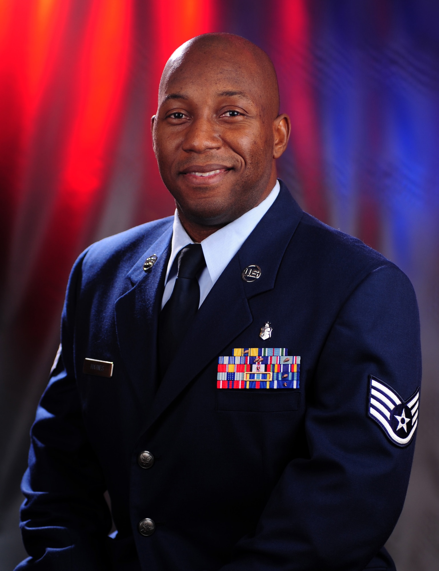 U.S. Air Force Staff Sgt. Arjune Haynes, 633rd Medical Operations Squadron cardiology noncommissioned officer in charge, reflects on his life at Langley Air Force Base, Va., Jan. 30, 2015. Born and raised in Chorrillo, Panama, Haynes said he experienced the effects of Operation Just Cause, the U.S. invasion of Panama, at the age of 10. Amidst the chaos, a U.S. Army Soldier approached the frightened boy, offered him a Baby Ruth candy bar and reassured him everything would be just fine. In that moment, Haynes realized he wanted to do for people what the Soldier did for him and the only way of accomplishing his goal would be to join the Air Force. (U.S. Air Force photo by Senior Airman Aubrey White/Released)