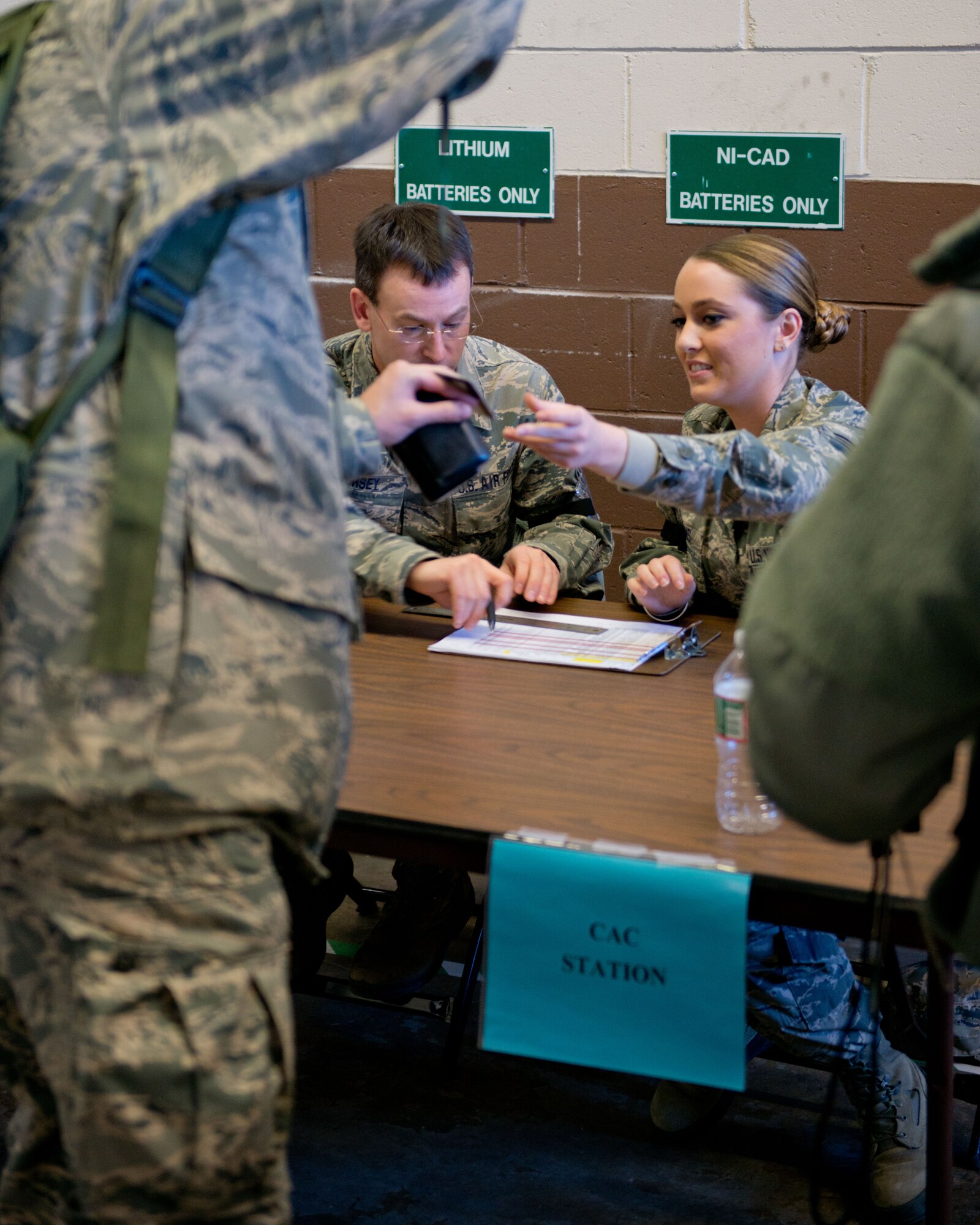 Members of the 102nd Civil Engineering Squadron depart from Otis Air National Guard Base, Mass. for exercise Silver Flag in Florida on January 22, 2015. The exercise prepares the squadron for many tasks that they will face in a deployed location with a week long, 24/7 enviornment, that tests each airmen's skillset and allows them to get hands-on experience.(National Guard photo by SrA. Tom Swanson/Released)