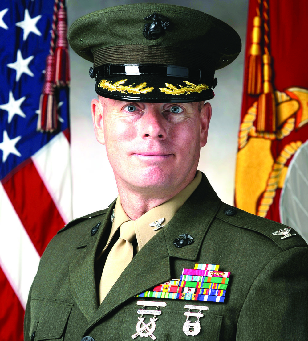 Col. David W. Maxwell, Marine Corps Base Commander