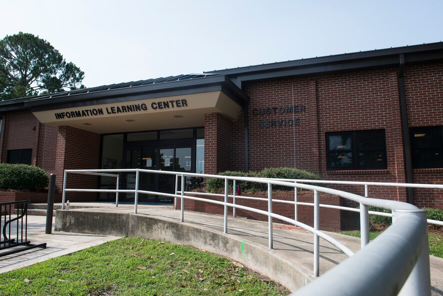 The Information Learning Center will re-open the library July 8, 2015, at Moody Air Force Base, Ga. The ILC offers reading and education services to Team Moody, including: story time for kids, a summer reading program, a mentoring program, free Wi-Fi, computers, eReaders, and tablets. (U.S. Air Force photo by Airman 1st Class Kathleen D. Bryant)