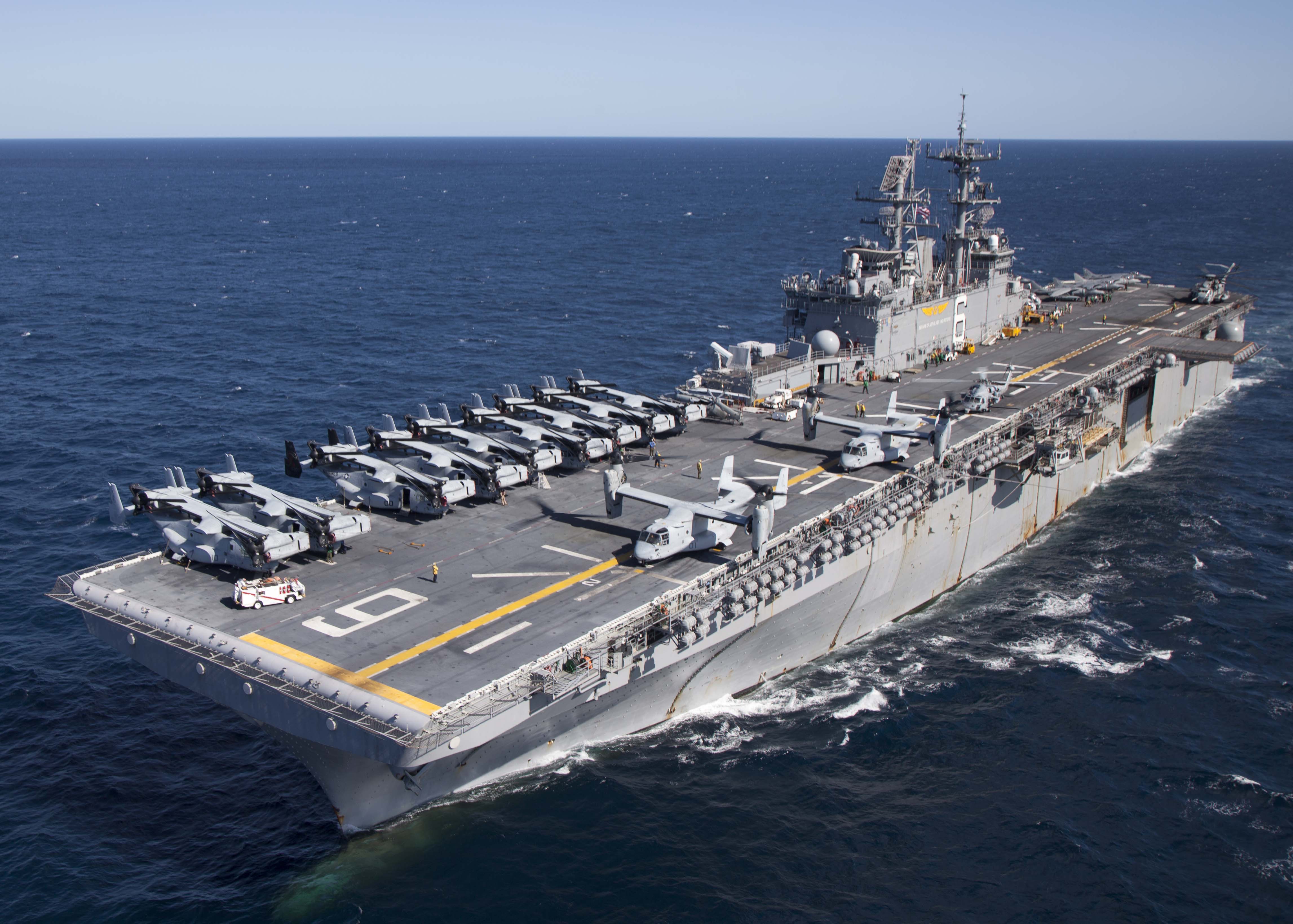 Naval Ship Photo Print USS BONHOMME RICHARD LHD 6 USN Navy 