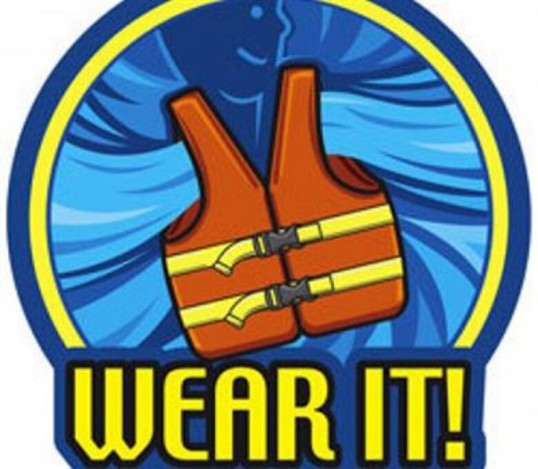 Always remember to stay safe and wear your life jacket. Wear It logo, provided by the National Safe Boating Campaign.