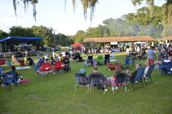 More than 1,200 people came out to Marrington Plantation June 26, 2015 at the Weapons Station for the Joint Base Charleston Freedom Fest celebration. There was food, games, live music, fireworks and fun for the whole family. Freedom Fest is an annual event at Joint Base Charleston that takes place the last Friday in June at Marrington Plantation. (Courtesy photo / 628th Force Support Squadron)