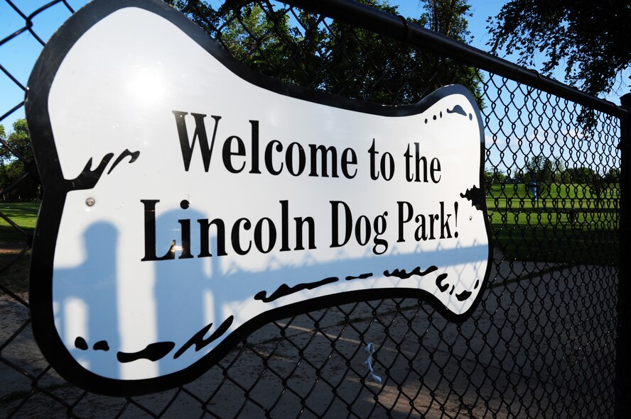 The Lincoln Dog Park is a free place for dogs to play without needing to be on a leash. It is located inside the Lincoln Drive Park in Grand Forks, N.D. The Lincoln Drive Park offers several forms of free entertainment including disc golf, horseshoes, playgrounds and more. (U.S. Air Force photo by Airman 1st Class Ryan Sparks/released)