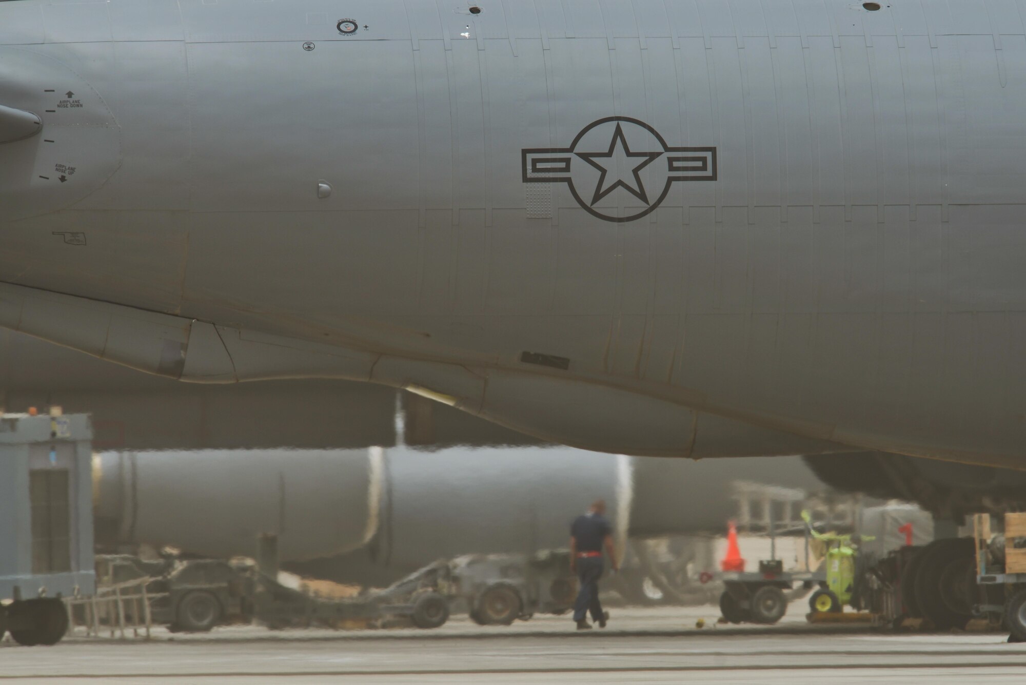 Airmen assigned to 340th Expeditionary Aircraft Maintenance Unit maintain several types of aircraft at Al Udeid Air Base, Qatar 24 hours a day 7 days a week during inclement weather conditions to ensure sorties are completed safely and quickly. 