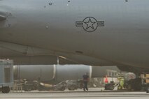 Airmen assigned to 340th Expeditionary Aircraft Maintenance Unit maintain several types of aircraft at Al Udeid Air Base, Qatar 24 hours a day 7 days a week during inclement weather conditions to ensure sorties are completed safely and quickly. 