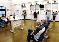 Joint Base San Antonio-Randolph pharmacy patrons wait to pick up a prescriptions June 19 at the JBSA-Randolph Base Exchange satellite pharmacy. The JBSA-Randolph Base Exchange satellite pharmacy is open with full services 7:30 a.m. to 5 p.m. Monday through Friday and 8 a.m. to noon Saturday for refill and prescription drop-off services only. No new prescriptions will be processed on Saturday. The JBSA-Randolph satellite pharmacy has been opening on Saturdays since April 18. Both JBSA-Randolph pharmacies fill an average of 38,000 prescriptions every month. For more information, call 652-4127 and choose option four.