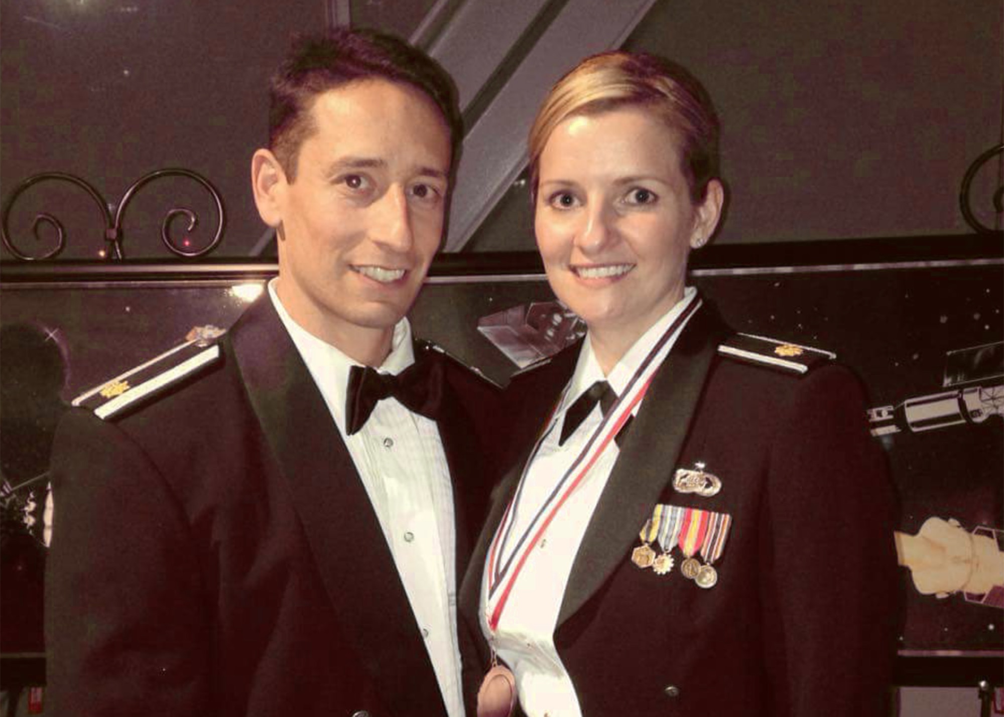 Maj. Jenny and Lt. Col. Matt Poisson will run in the Lake Tahoe Double Dare Oct. 7-8 as both a tribute to Maj. Troy Gilbert, who was killed in Iraq in 2006 and a fundraiser for non-profit scholarship foundation Folds of Honor. (Courtesy photo)