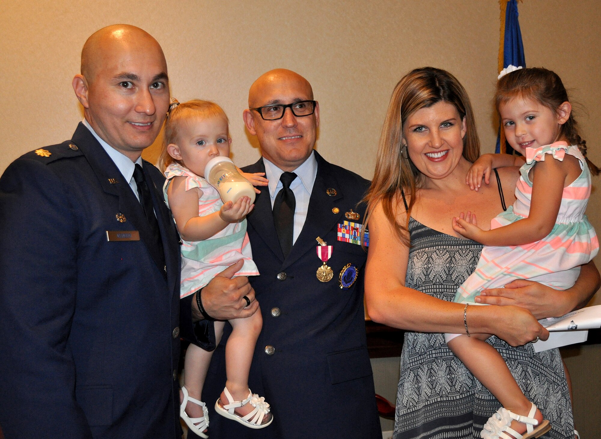 TRAVIS AIR FORCE BASE, Calif. -- June 27, 2015, at Travis Air Force Base, Calif., to Master Sgt. John M. Erzen, retired from the Air Force Reserve.  (U.S. Air Force photos/Ellen Hatfield)