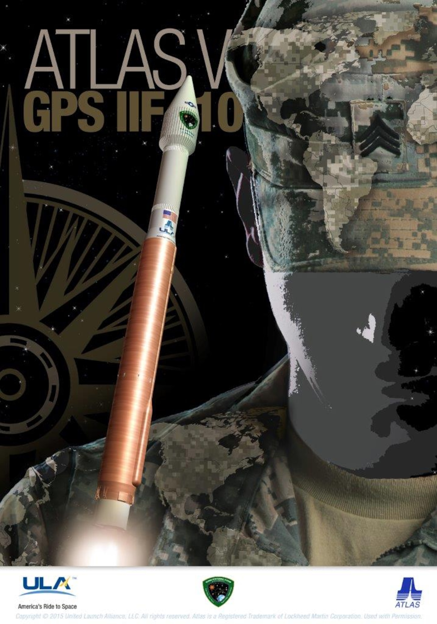 GPS IIF-10 mission art