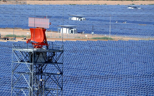 Luke Air Force Base and Arizona Public Service partnered to install a solar array producing enough energy to power 2,500 homes. 