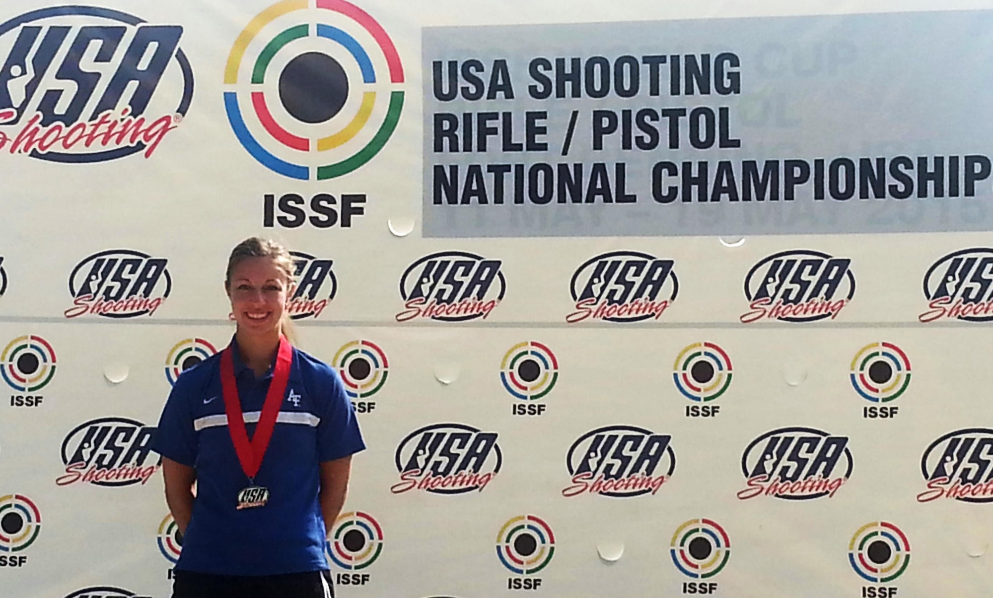 Capt. Caitlin Harris, an Individual Mobilization Augmentee and member of the Air Force International Shooting team, took first in her division at the 2015 Shooting National Championship, earning a pre-qualification to the 2016 Olympic Trials.