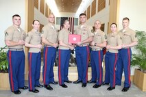 Cpl Thomas E. Simpson, Sgt Bridget L. Toler, SSgt Tyler S. Malm, LtCol Heather J. Cotoia, SSgt Michael A. Pickett, 1stSgt Weslie B. Jackson, Sgt Melissa L. Vogt, Sgt Timothy D. Sloan
