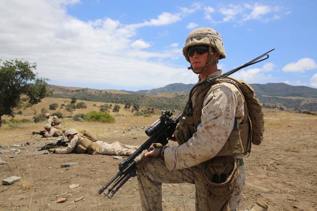 Marines with the Advanced Infantryman, Machine Gunner, Mortarman, Assaultman and Anti-Tank Missileman courses conduct the Final Field Exercise, a live-fire exercise which engages the students’ leadership abilities by allowing them a degree of flexibility in planning and accomplishing a company-wide mission.

The courses introduce students to advanced concepts, new technology, techniques tactics and procedures through classroom instruction, lecture, practical application, field training, and live fire exercises.