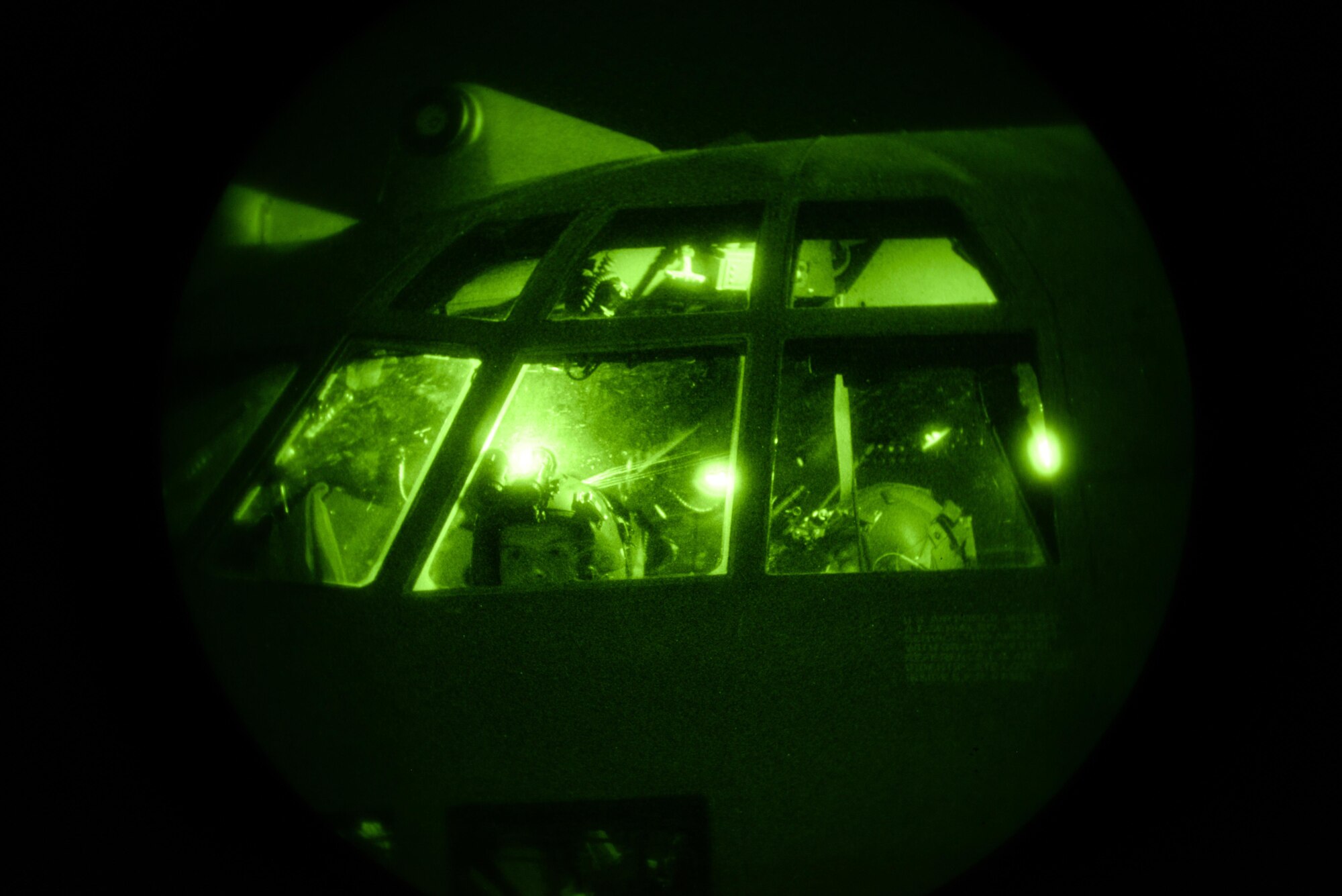 Pilots from the 1st Special Operations Squadron prepare for takeoff in an MC-130H Combat Talon II in the Northern Territory of Australia, July 1, 2015. Exercises like Talisman Sabre provide effective and intense training to ensure our forces are capable, interoperable and deployable on short notice. (U.S. Air Force photo by Senior Airman Stephen G. Eigel)