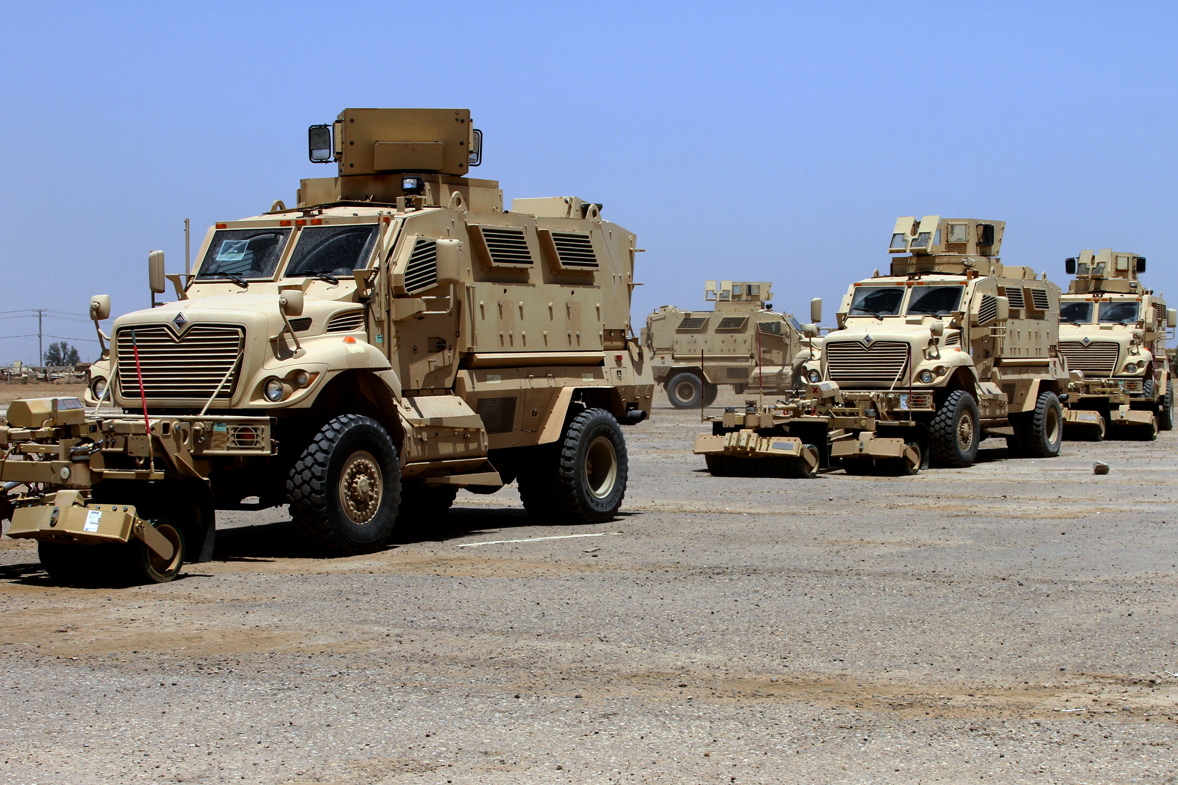 MRAPS ARRIVE U S Department Of War