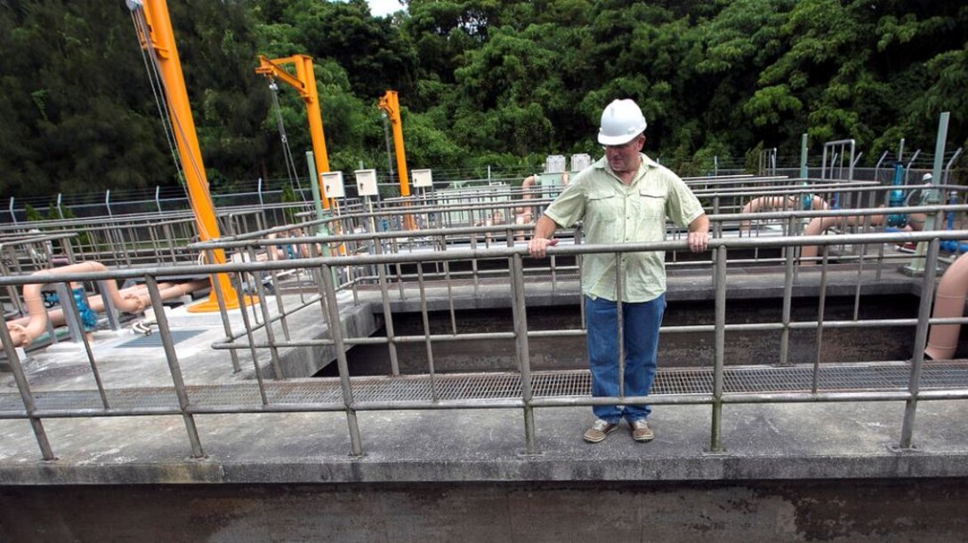 Facilities Engineering and Acquisition Division Camp Butler completed repairs and upgrades to the sewage treatment plant at Camp Hansen, Okinawa, Japan, July 10. 
