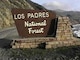 Entrance sign at the Los Padres National Forest, site of the former Dry Canyon Artillery Range.