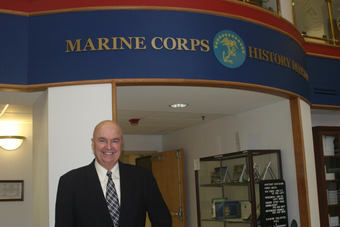 Dr. Charles Neimeyer, director of the Historical Division and the Gray Research Center at Marine Corps University, has served in this position since 2012.  Based at MCU aboard Quantico, the division writes about the history from documents collected by the archives department.