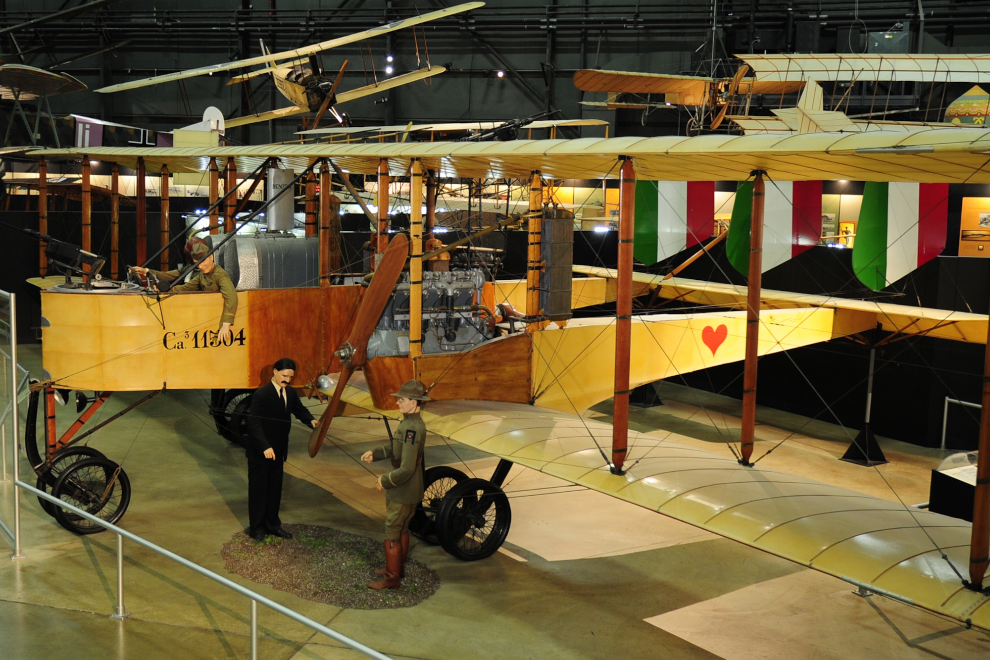 DAYTON, Ohio -- Caproni Ca. 36 in the Early Years Gallery at the National Museum of the United States Air Force. (U.S. Air Force photo)