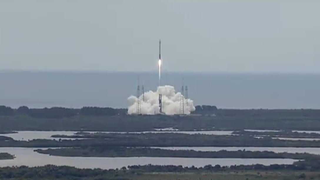 The U.S. Air Force and the 45th Space Wing supported the successful launch of a United Launch Alliance Atlas V rocket that roared skyward from Launch Complex 41 at Cape Canaveral Air Force Station carrying the Air Force's tenth Block IIF navigation satellite for the Global Positioning System July 15, 2015, at 11:36 a.m. EDT. (Courtesy photo)