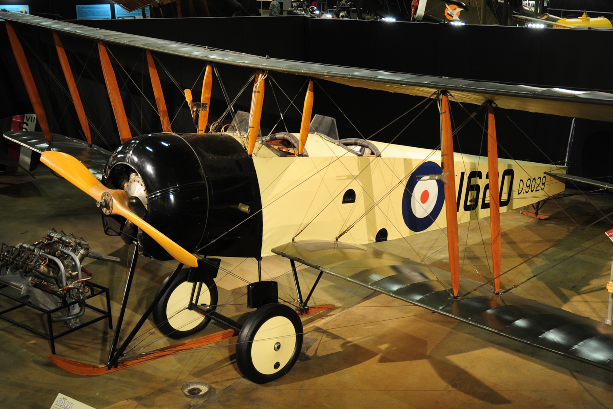 DAYTON, Ohio -- Avro 504K in the Early Years Gallery at the National Museum of the United States Air Force. (U.S. Air Force photo)