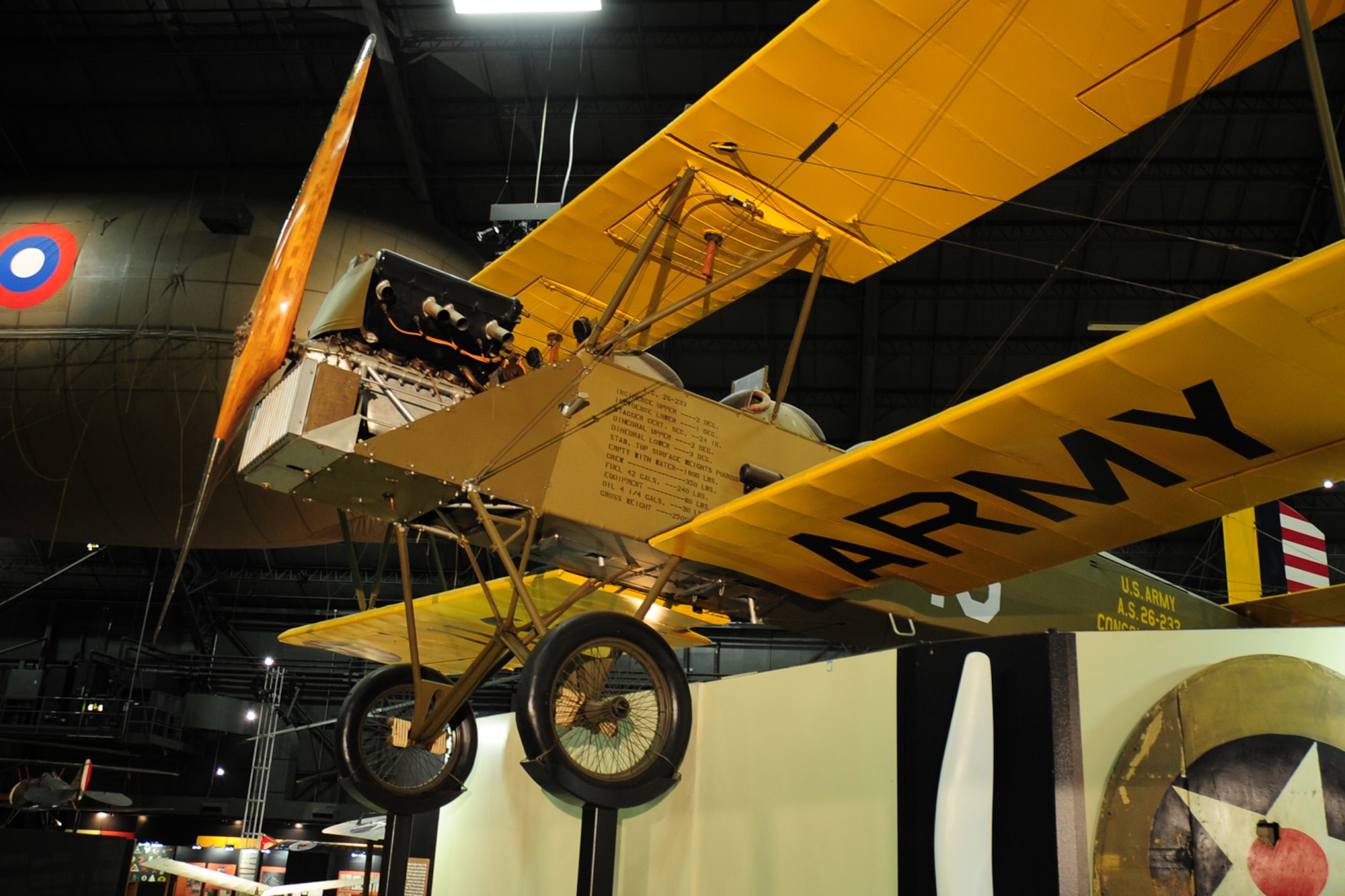 DAYTON, Ohio -- Consolidated PT-1 Trusty in the Early Years Gallery at the National Museum of the United States Air Force. (U.S. Air Force photo)