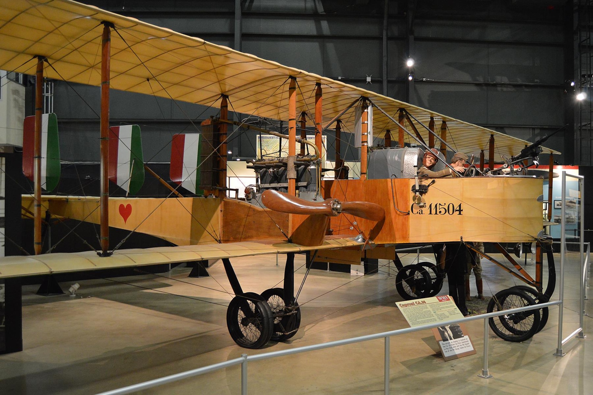 DAYTON, Ohio -- Caproni Ca. 36 in the Early Years Gallery at the National Museum of the United States Air Force. (U.S. Air Force photo)