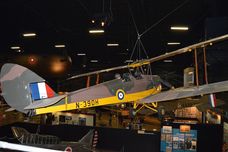 DAYTON, Ohio -- De Havilland DH 82A Tiger Moth in the Early Years Gallery at the National Museum of the United States Air Force. (U.S. Air Force photo)