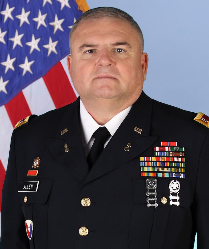 Chief Warrant Officer 4 Johnny Allen was selected as the 81st Regional Support Command chief warrant officer April 24, 2015.