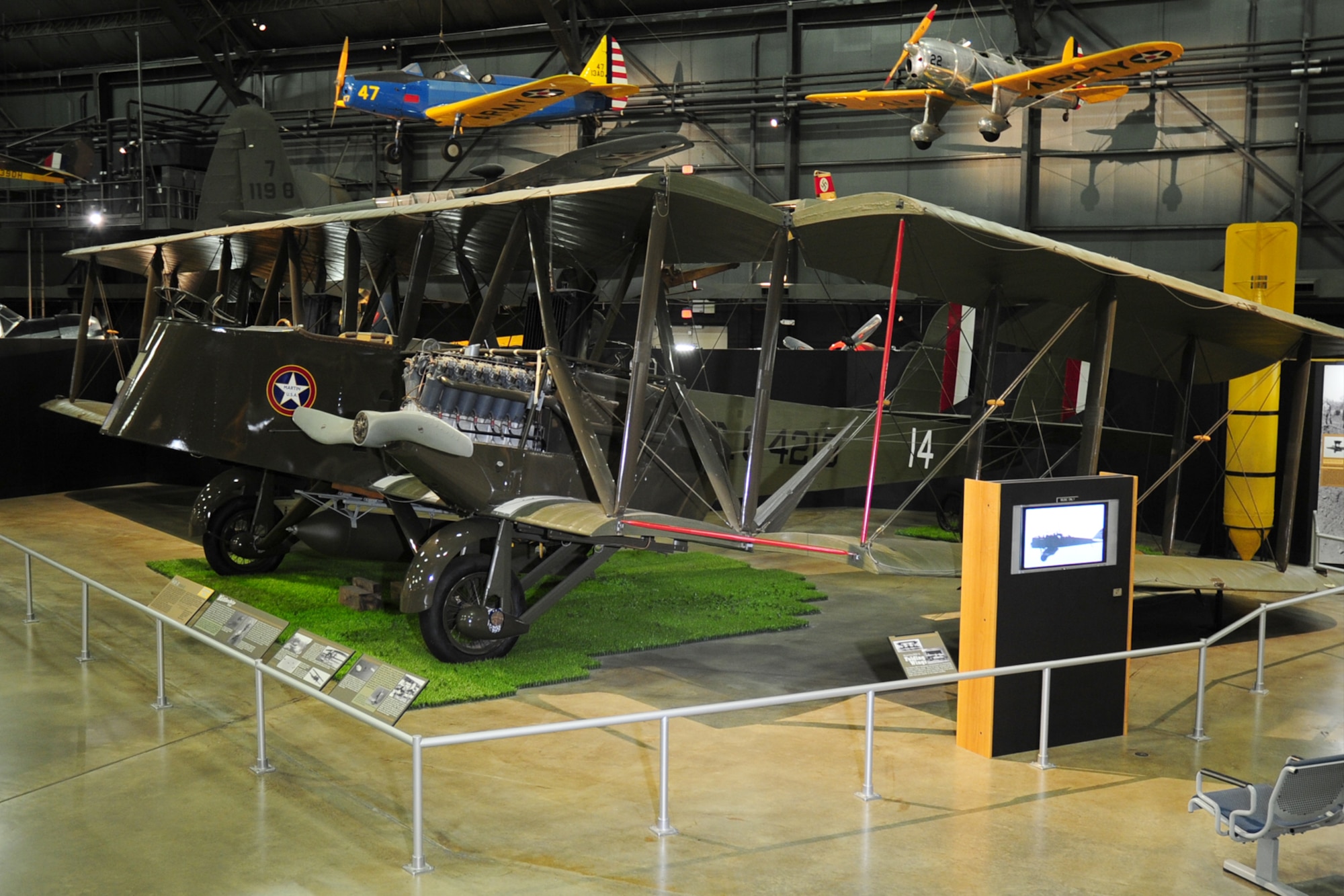 DAYTON, Ohio -- Martin MB-2 in the Early Years Gallery at the National Museum of the United States Air Force. (U.S. Air Force photo)