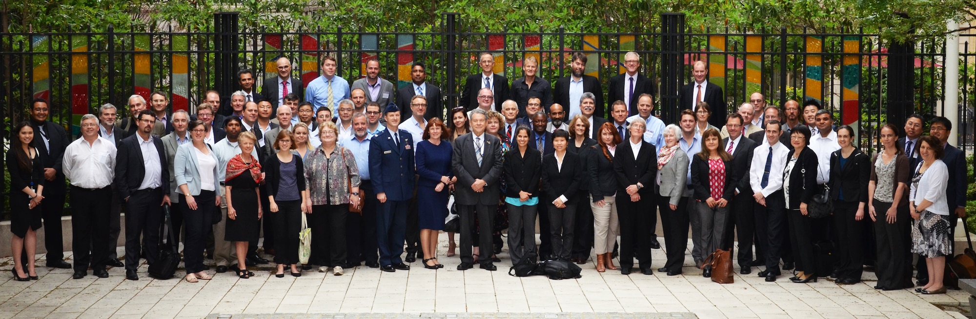 United States and Australian representatives from government organizations and academia attended the Enabling Technologies Technical Exchange Meeting from May 11-14, 2015, Arlington, Va., to build scientific collaborations between the two countries.  (U.S. Air Force photo/Cory Jones)