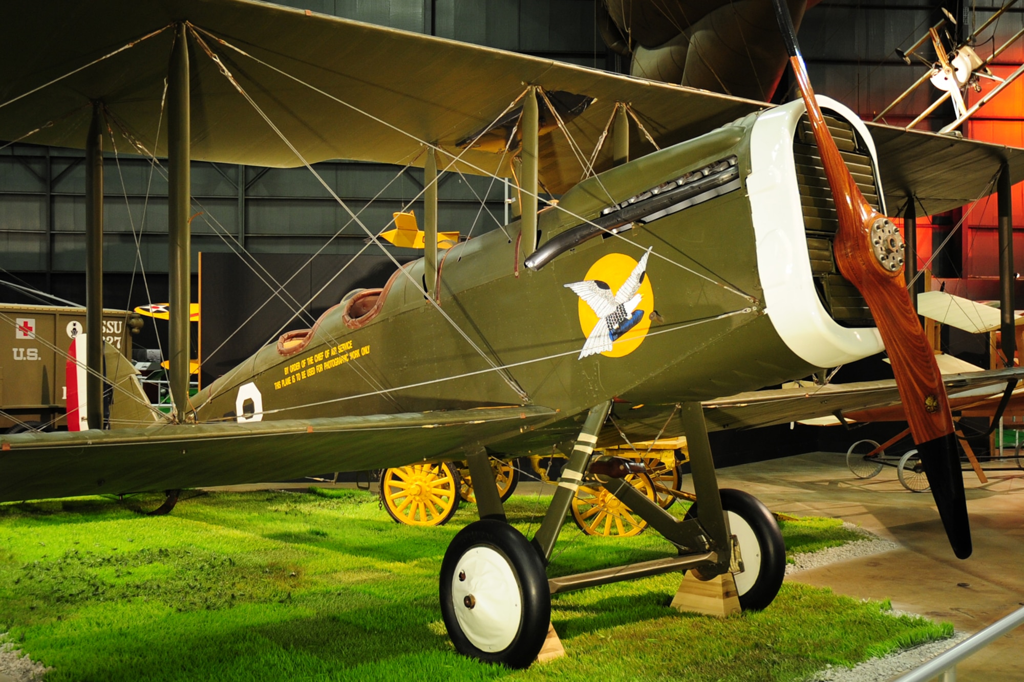 DAYTON, Ohio -- De Havilland DH-4 in the Early Years Gallery at the National Museum of the United States Air Force. (U.S. Air Force photo)
