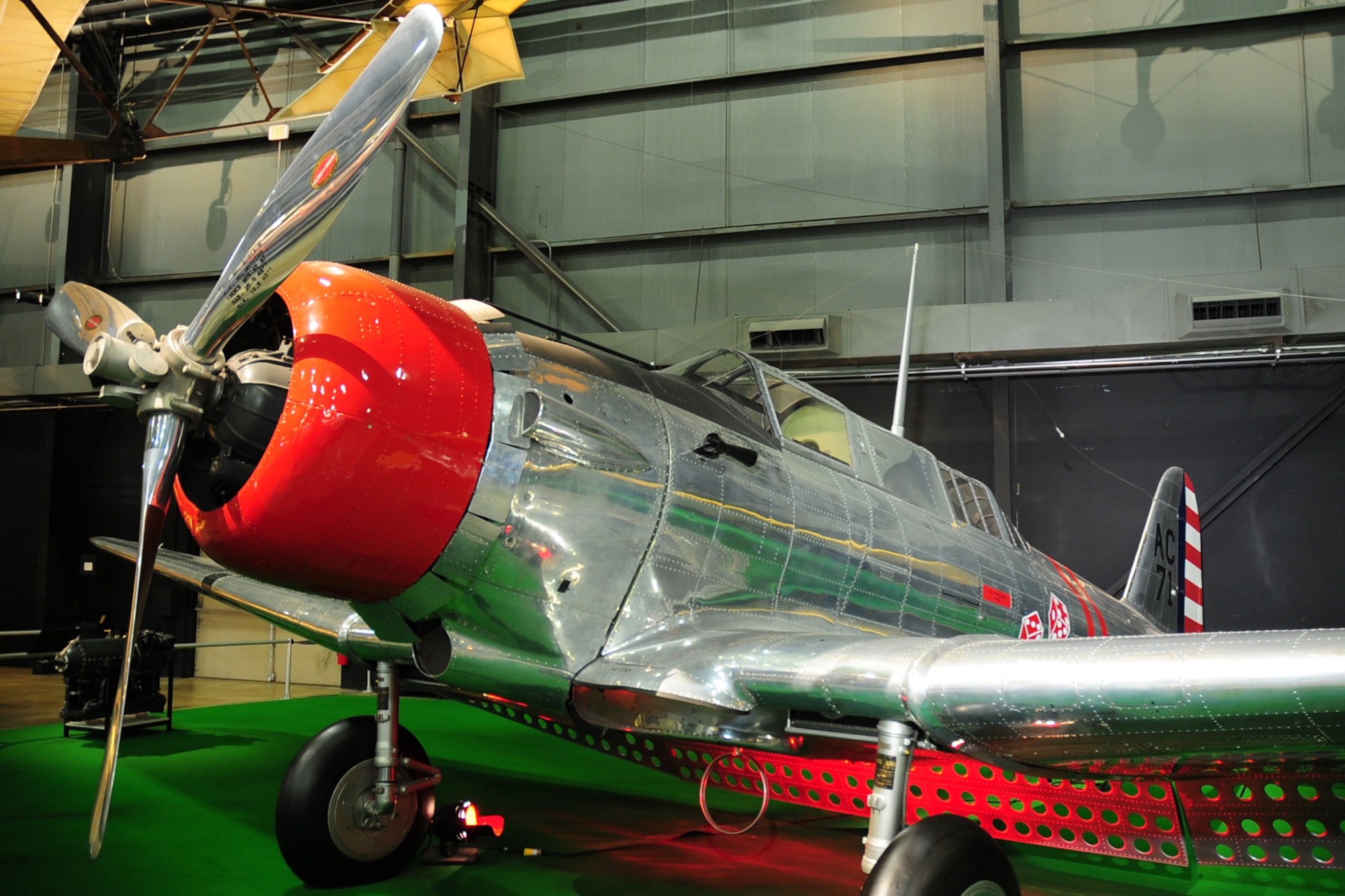 DAYTON, Ohio -- Northrop A-17A in the Early Years Gallery at the National Museum of the United States Air Force. (U.S. Air Force photo) 