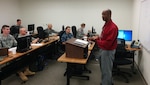 Subjects Matter Experts like Jimmy Colvin, from CECOM, Cyber Training & Sustainment Branch, as well as personnel from the Army Reserve, active Army and Navy, attended the Cyber Common Technical Course to provide feedback in July, 2015, at Camp Robinson, Arkansas.