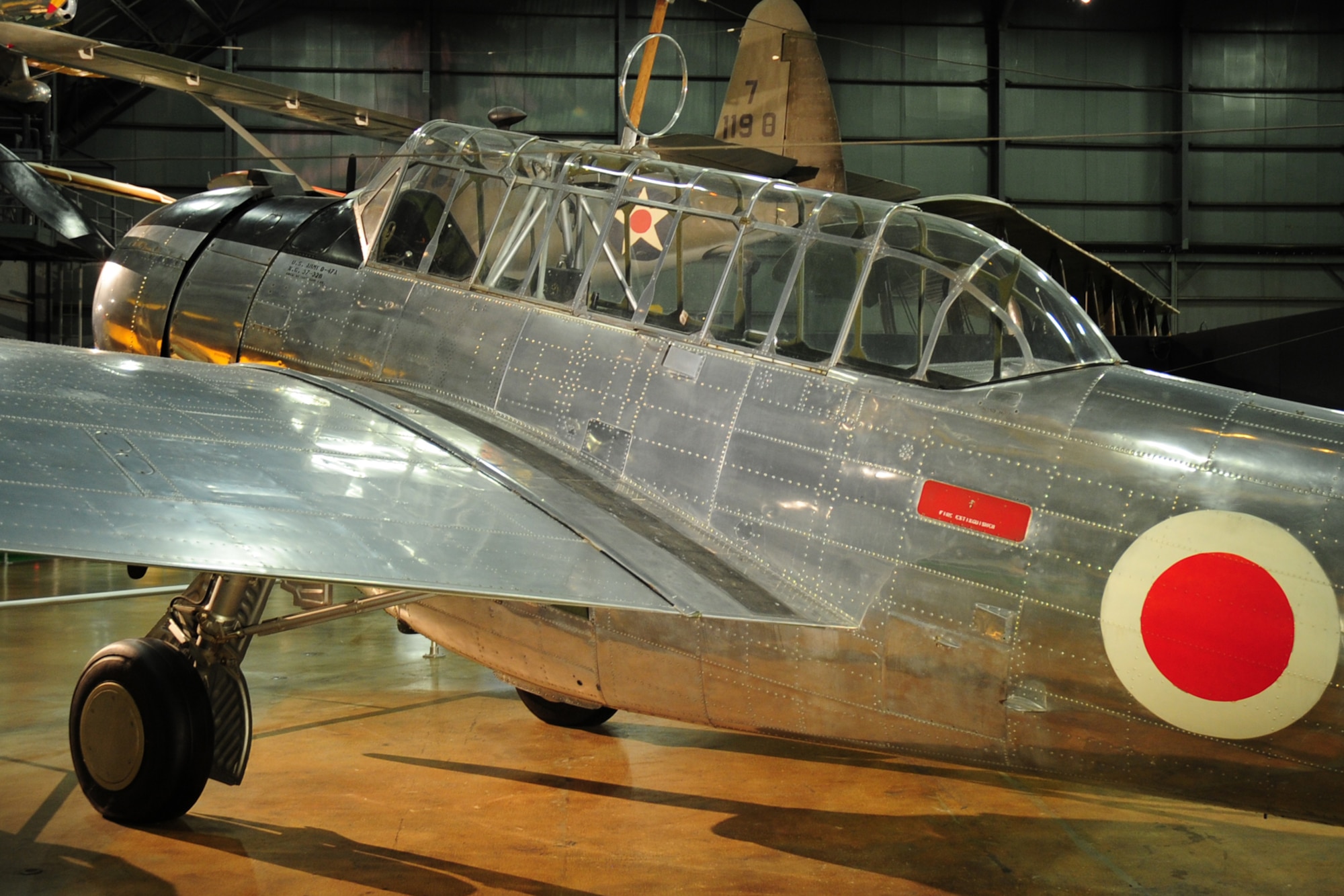 DAYTON, Ohio -- North American O-47B in the Early Years Gallery at the National Museum of the United States Air Force. (U.S. Air Force photo)