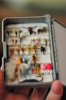 Flies come in a lot of shapes and sizes, which is an important part of fly fishing in Montana. Matching the hatch will increase your chances of catching fish. If you are out on a fly fishing trip and haven’t had any luck with the fly you are using you should try switching flies. (U.S. Air Force photo/Tech. Sgt. Chad Thompson)