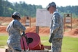The 12th Legal Operations Detachment, Fort Jackson, South Carolina, enter the range only by way of the clearing barrel monitored by the 104th Training Division (LT).  (Photo by Master Sgt. Deborah Williams, 108th Training Command (IET), Public Affairs)