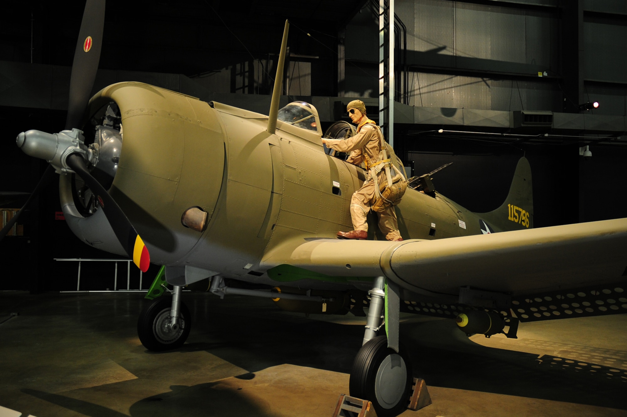DAYTON, Ohio -- Douglas A-24 in the World War II Gallery at the National Museum of the United States Air Force. (U.S. Air Force photo)