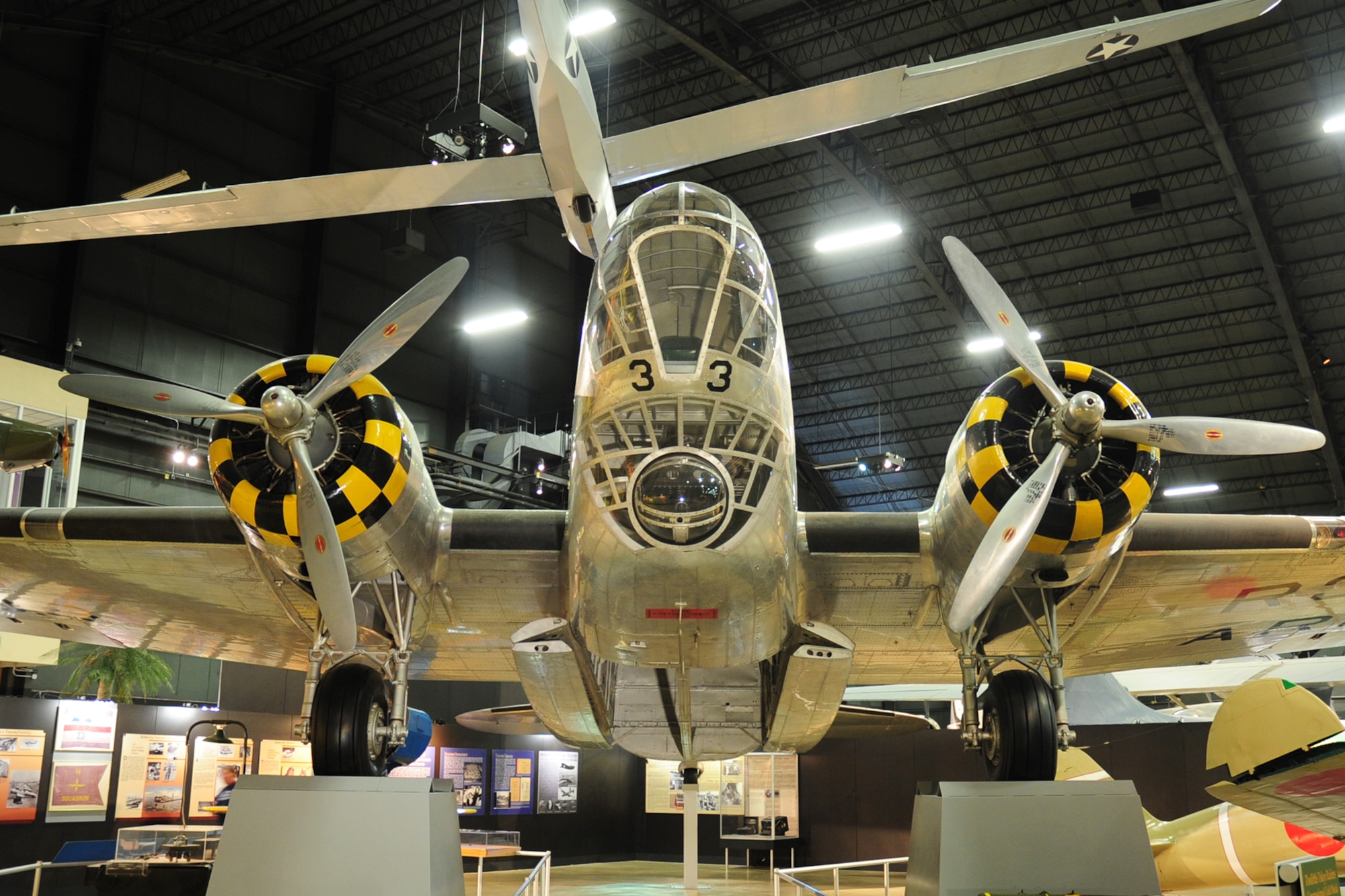 DAYTON, Ohio -- Douglas B-18 Bolo in the World War II Gallery at the National Museum of the United States Air Force. (U.S. Air Force photo)