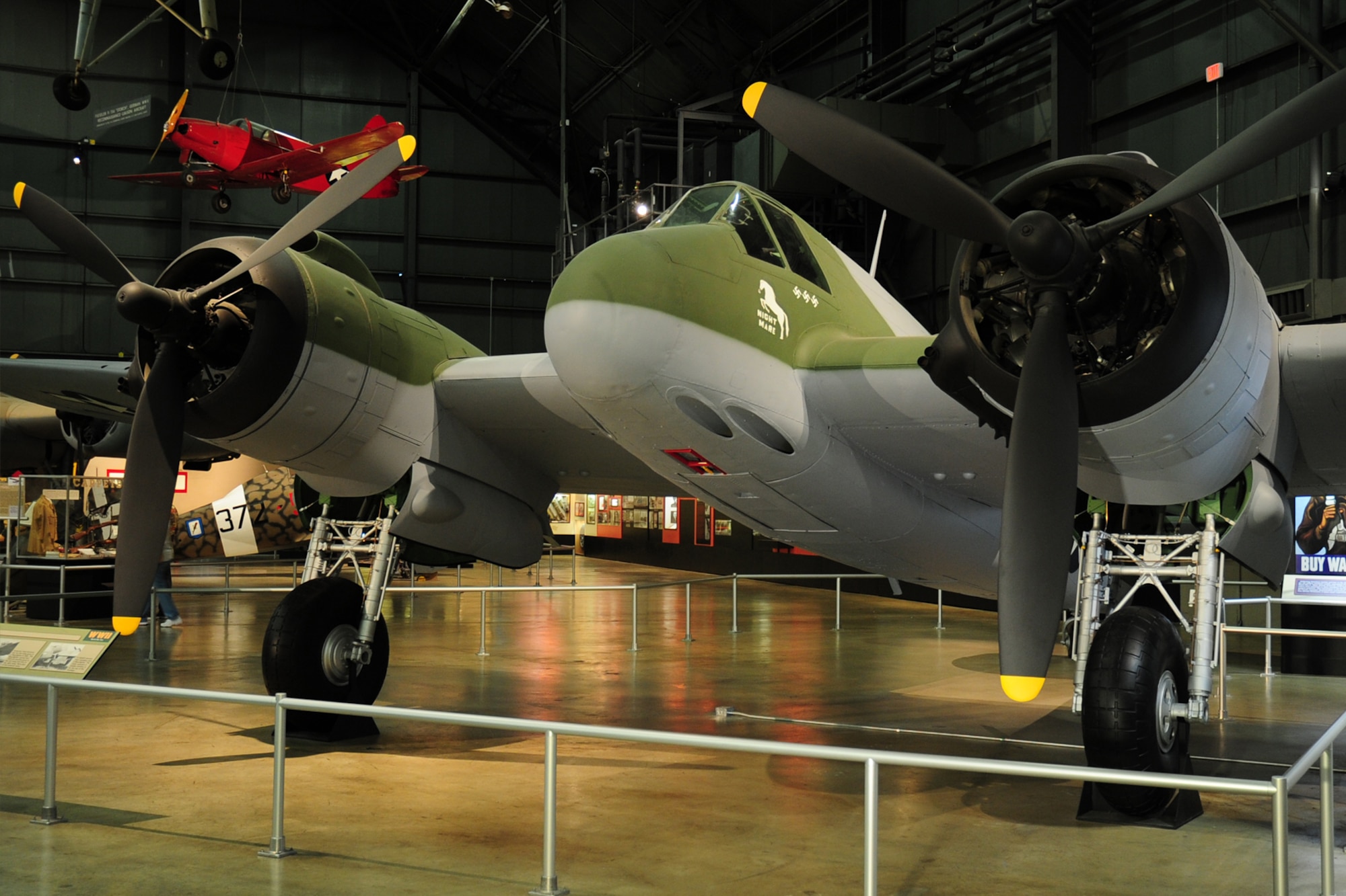 DAYTON, Ohio -- Bristol Beaufighter in the World War II Gallery at the National Museum of the United States Air Force. (U.S. Air Force Photo)