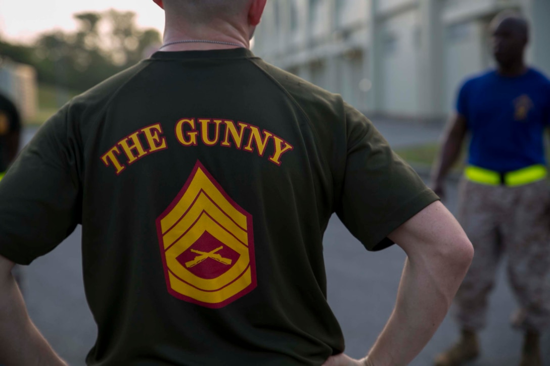 Due to sequestration and other budget cuts, numbers of staff non-commisioned officers have dropped in the Marine Corps. The number of Marines might go from 184,000 to 174,000 Marines by the end of 2017, according to Pentagon personnel statistics. The Marine Corps offers resources to keep SNCO’s in the fight such as career planners, career counselors and the SNCO Academy. With the ever increasing competitiveness to achieve the next rank, it is important to document Letters of Appreciation, Certificates of Commendations and Navy Achievement Medals early in your career, according to Sgt. Maj. Jonathan Henry, the director of the Okinawa SNCO Academy. (U.S. Marine Corps photo by Cpl. Devon Tindle/Released)
