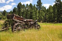 Driving through Elkhorn almost felt wrong, I would have preferred riding a horse-drawn carriage or pack mule with my pick, mining equipment and dirty old hat. Visiting Elkhorn was like taking a step back in time. (U.S. Air Force photo/Tech. Sgt. Chad Thompson)