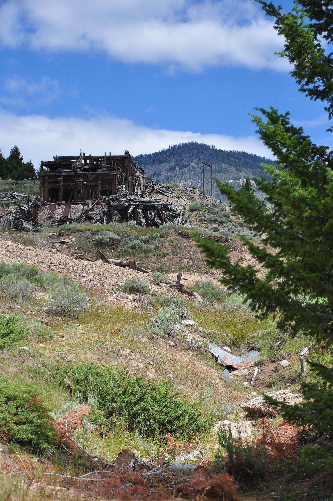 Nestled in the Elkhorn Mountains in southwestern Montana at an altitude of nearly 5,500 feet lies a once booming mining town—Elkhorn. At one point during its prime, Elkhorn was producing nearly 11 tons of ore per day. The total value its mines produced is estimated at nearly $14 million in gold, silver and iron from 1880 to about 1971. (U.S. Air Force photo/Tech. Sgt. Chad Thompson)