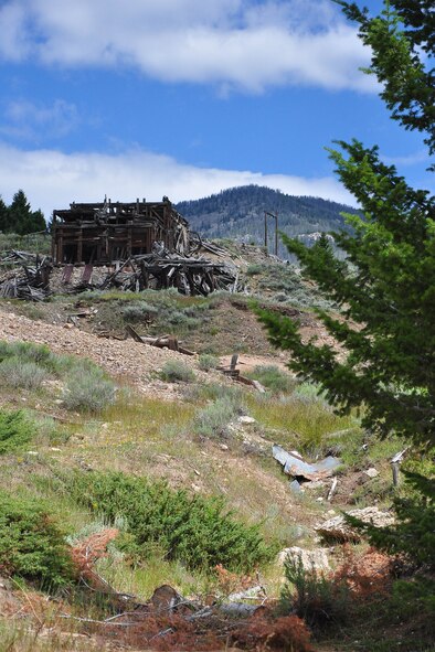 Nestled in the Elkhorn Mountains in southwestern Montana at an altitude of nearly 5,500 feet lies a once booming mining town—Elkhorn. At one point during its prime, Elkhorn was producing nearly 11 tons of ore per day. The total value its mines produced is estimated at nearly $14 million in gold, silver and iron from 1880 to about 1971. (U.S. Air Force photo/Tech. Sgt. Chad Thompson)