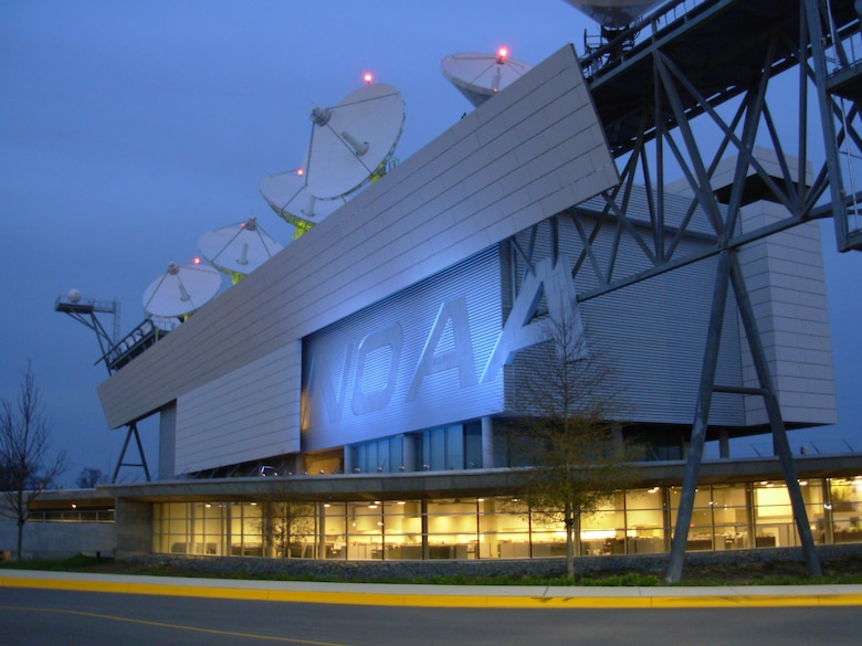 Detachment 1, 50th Operations Group, works alongside the National Oceanic and Atmospheric Administration personnel at the Satellite Operations Facility, in Suitland, Maryland. Together, along with several other mission partners, they oversee command and control of the Defense Meteorological Satellite Program. (Courtesy Photo)