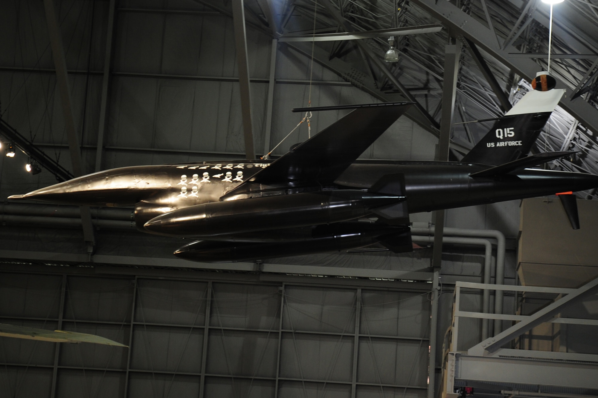 DAYTON, Ohio -- Teledyne-Ryan AQM-34Q in the Southeast Asia War Gallery at the National Museum of the U.S. Air Force. (U.S. Air Force photo) 