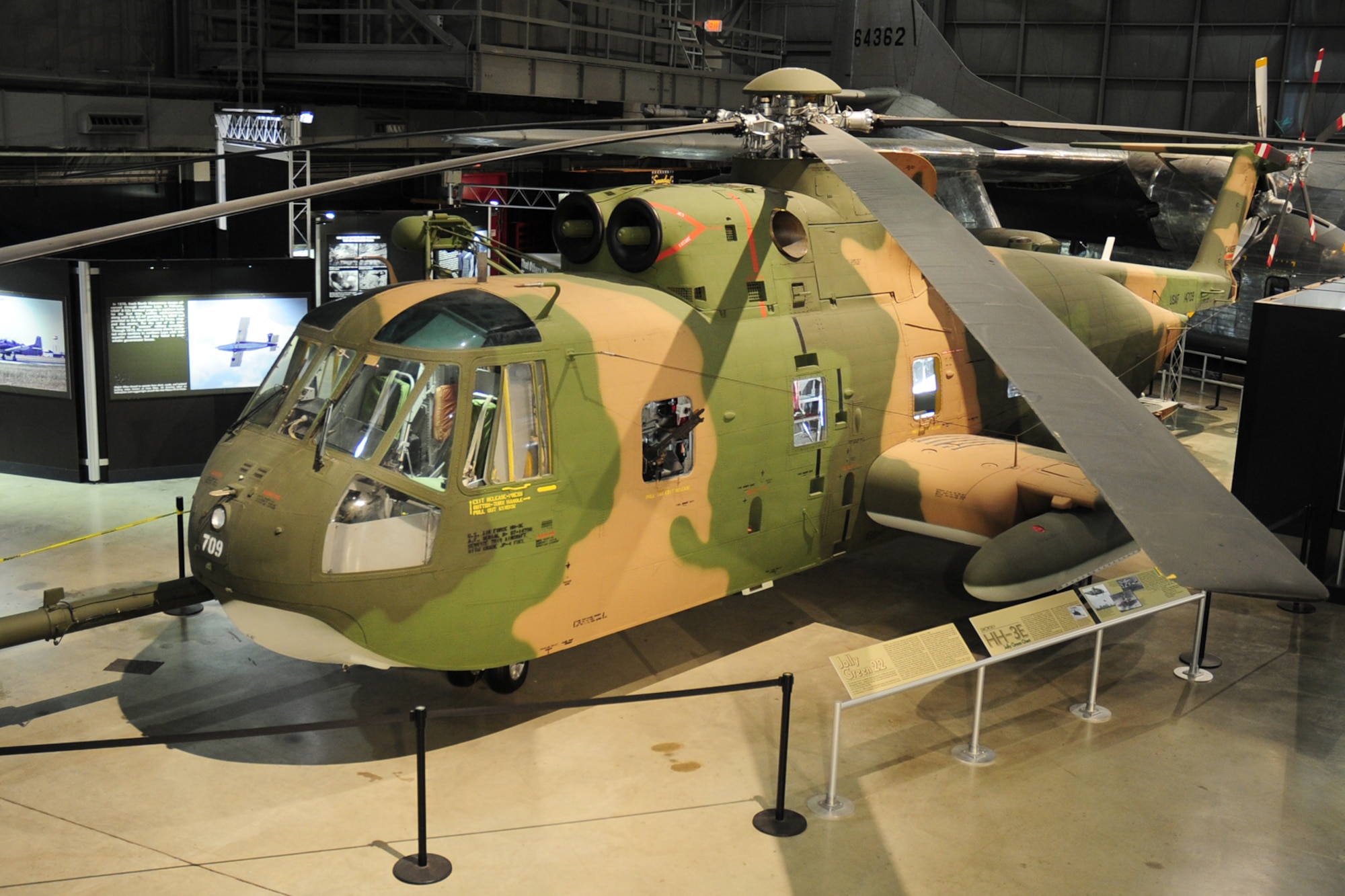 DAYTON, Ohio -- Sikorsky HH-3 in the Southeast Asia War Gallery at the National Museum of the United States Air Force. (U.S. Air Force photo by Ken LaRock) 