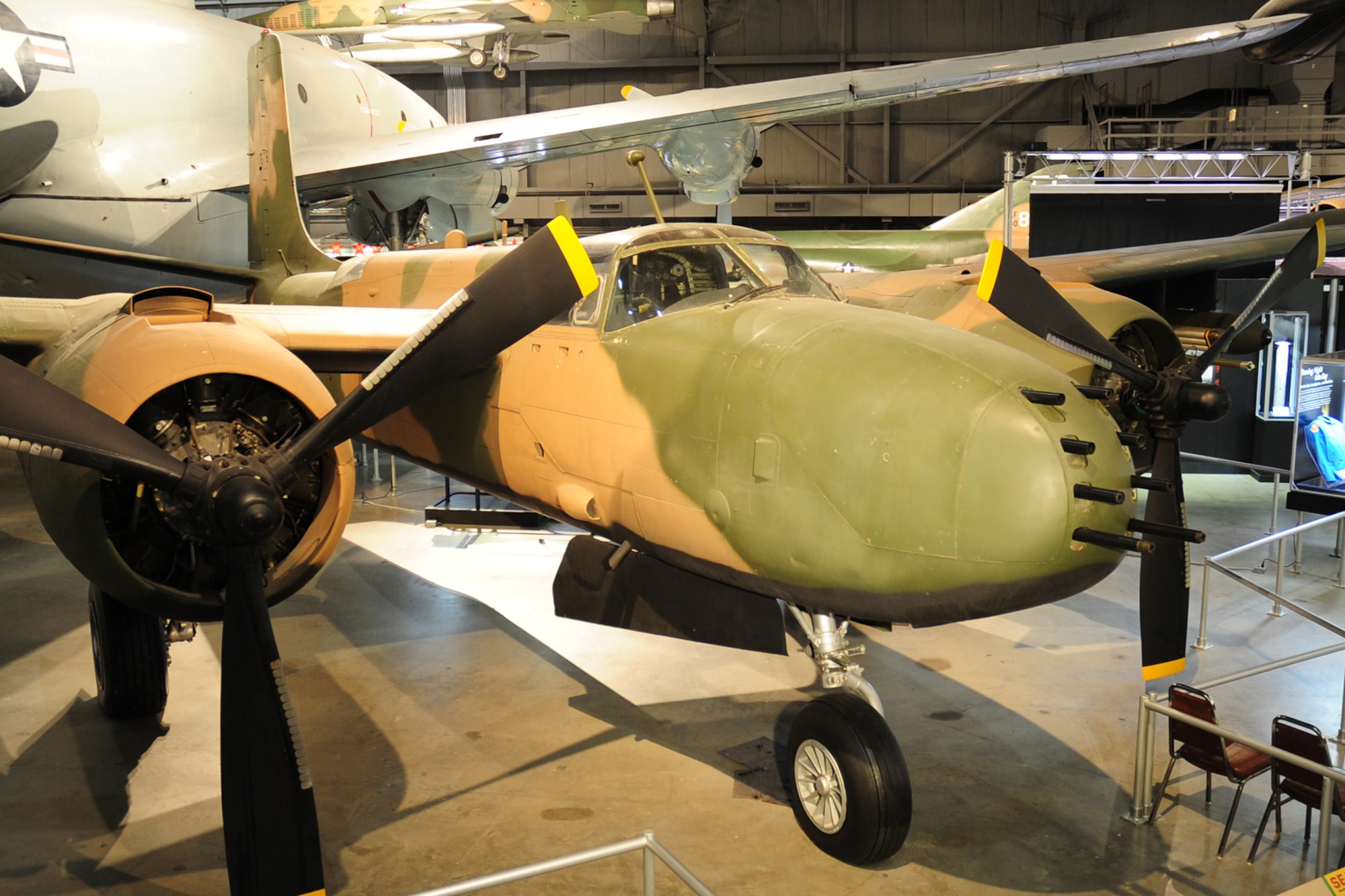 DAYTON, Ohio -- Douglas B-26K Counter Invader in the Southeast Asia War Gallery at the National Museum of the United States Air Force. (U.S. Air Force photo) 